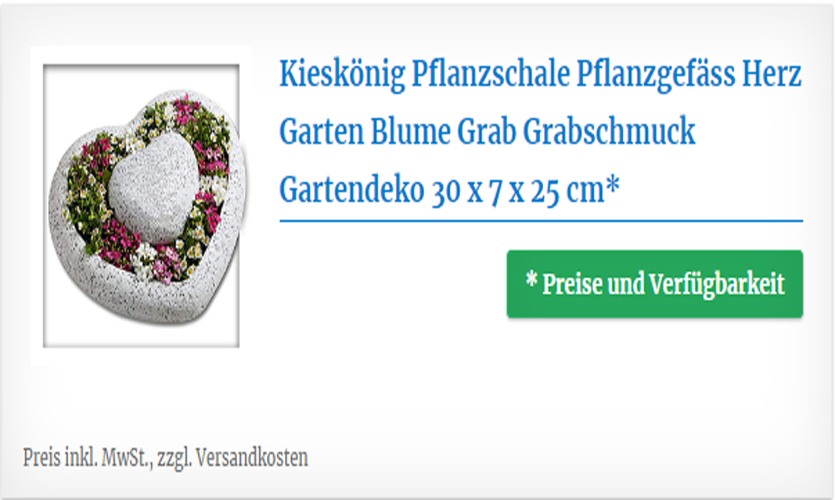 Pflanzen Herzschale zum Valentinstag