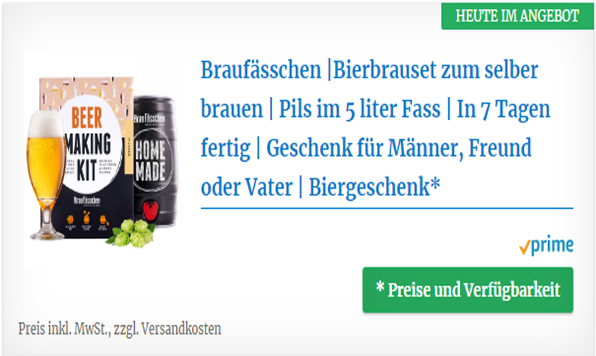 Bierbrauset 5 liter zum selber brauen