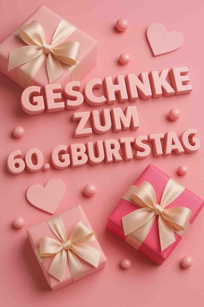 Geschenkideen zum 60. Geburtstag
