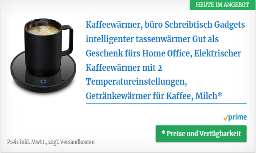 Kaffee Ttassenwärmer