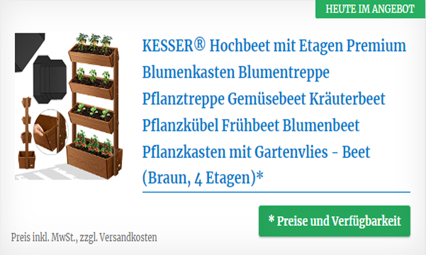 Kräuter Hochbeet mit Etagen