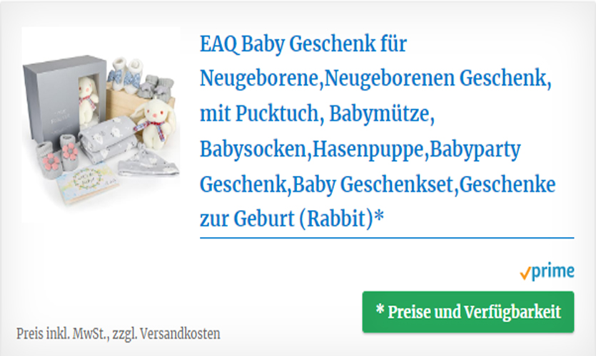 Baby Geschenk für Neugeborene