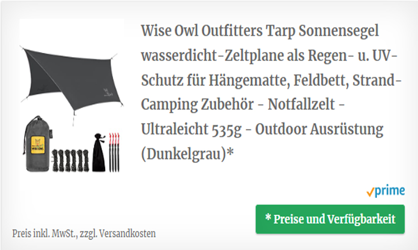 Outfitters Tarp Sonnensegel