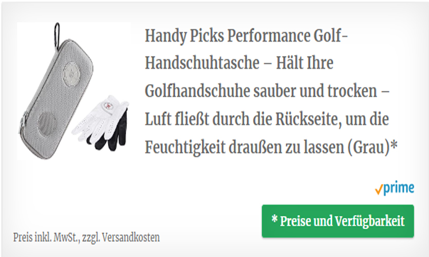 Handy Picks Performance Golf-Handschuhtasche