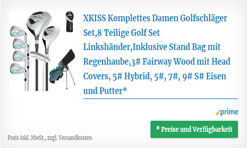 Komplettes Golfschläger für Herren und Damen