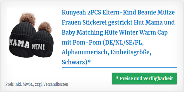 Eltern-Kind Beanie Mütze