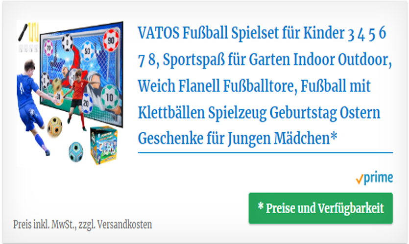 Fußball Spielset für Kinder