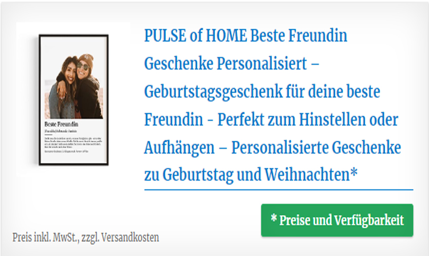 Personalisiertes – Geburtstagsgeschenk für deine beste Freundin