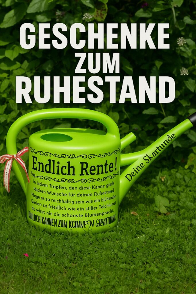 Geschenkideen zum Ruhestand