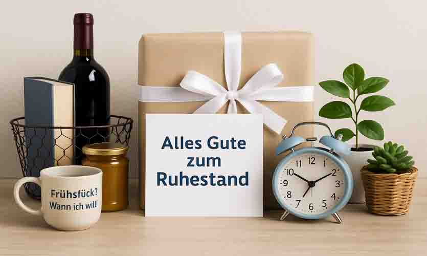 Geschenke zum Ruhestand