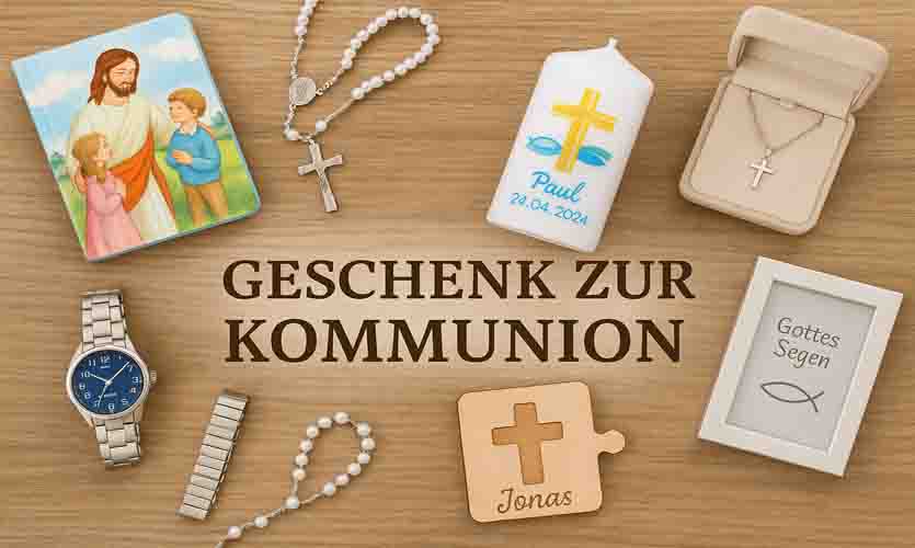 Geschenkideen zur Kommunion