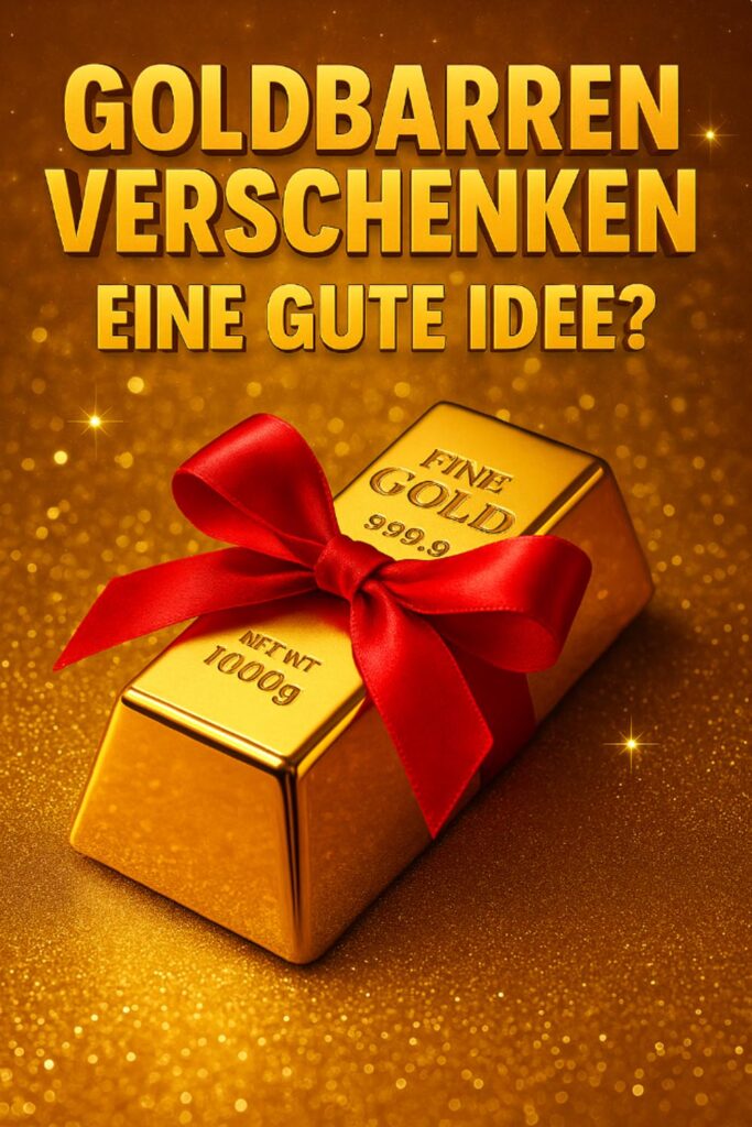Goldbarren als Geschenk