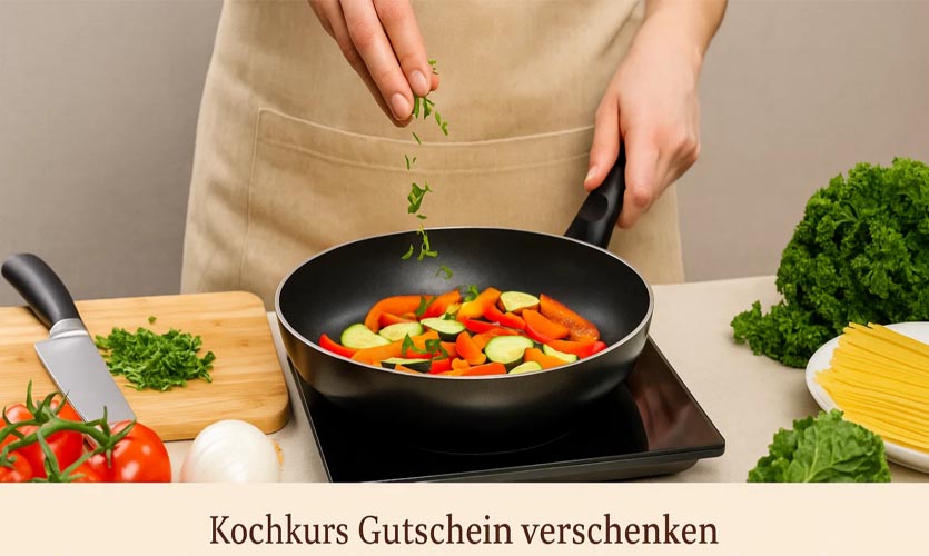 Kochkurs Gutschein verschenken